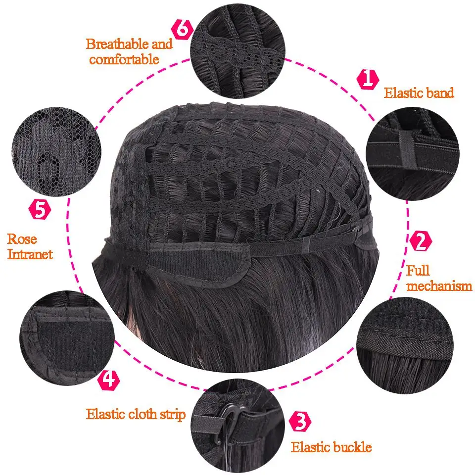 

Afro Kinky Curly Wig Fluffy Hair For Black Women Synthetic Kinky Curly Wig