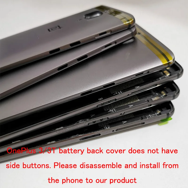 Оригинальный 5 дюймовый серый чехол для Oneplus 3 3T 1 + A3000 a3003 A3010 задняя крышка