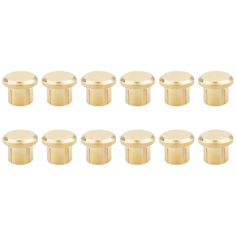 

12Pcs Noise Stopper Gold Plated Short Circuit Socket Phono Connector RCA Shielding Jack Socket Protect Cover Caps