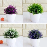 potted artificial bracken plant stage garden wedding home party decor props vivid plastic artificial bonsai potted plant 2021new
