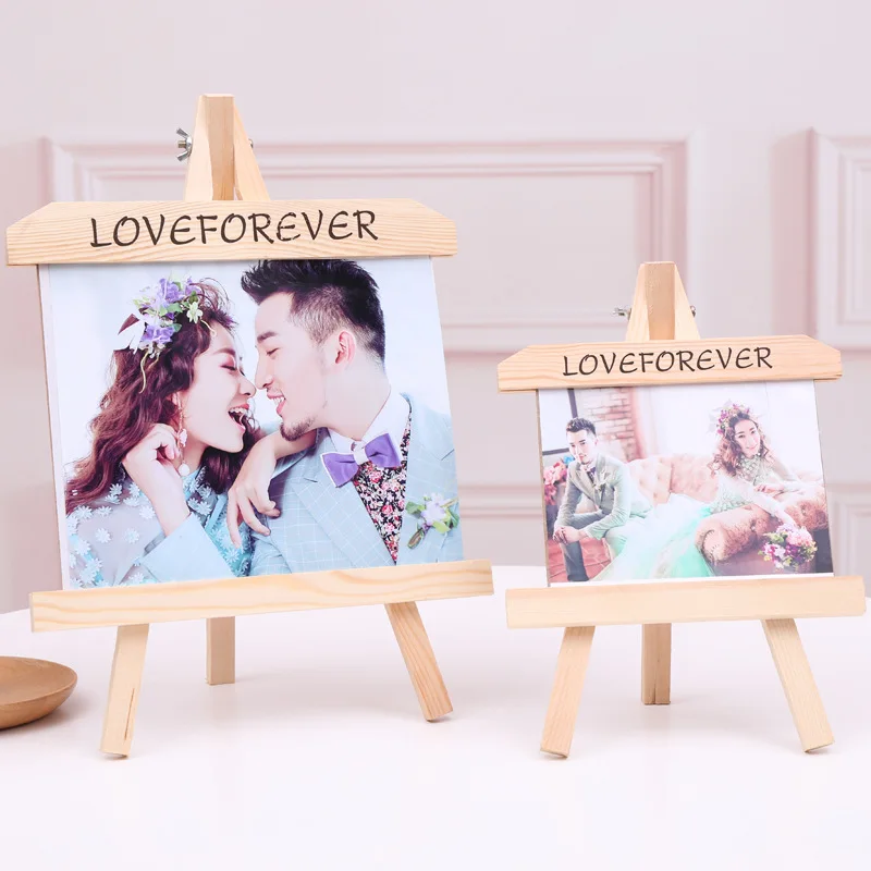 

Creative wood photo frame set-up drawing board photo frame 5 6 7 8 10 inch children's wedding photo frame