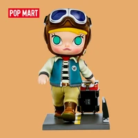 pop mart molly traveller figurine doll binary action figure birthday gift kid toy free shipping