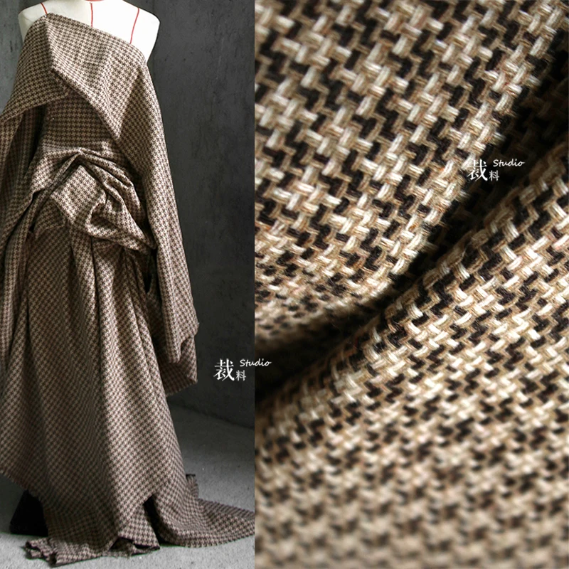 

Woolen Fabric Woven Texture Autumn and Winter Wool Woolen Garment Coat Overcoat Designer Cloth