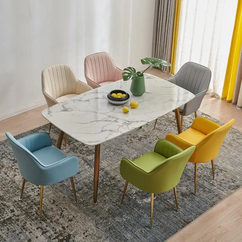 Скандинавский стул ins net красный для маникюра макияжа чайный магазин переговоров