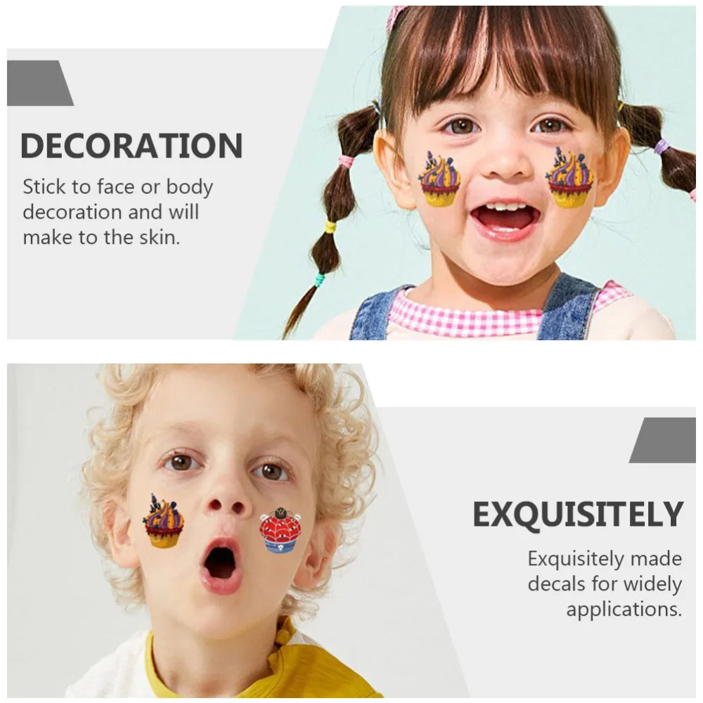 

10 Sheets Water-proof Stickers Decors for Kids (Assorted Color)
