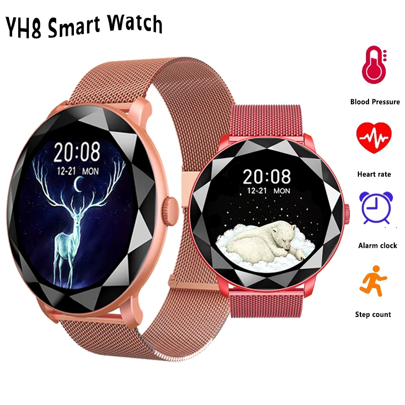 

1.09 Inch YH8 Smart Watch Female Menstrual Cycle Reminder Blood Pressure Blood Oxygen Heart Rate Step Counter Sleep SmartWatch