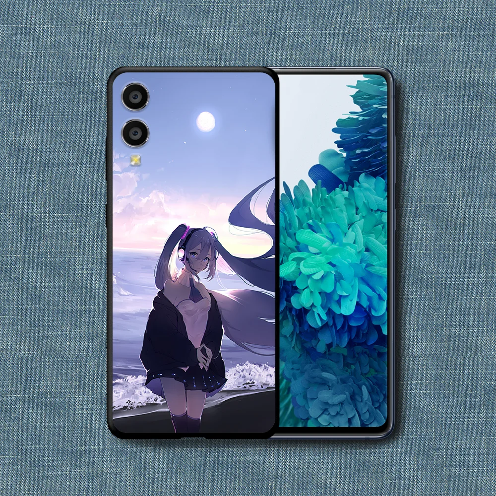 

Anime lHatsune Miku Gir Phone Case For Huawei Honor 6A 7A 7C 8 8A 8X 9 9X 10 10i 20 Lite Pro Play black Cover 3D Hoesjes Soft