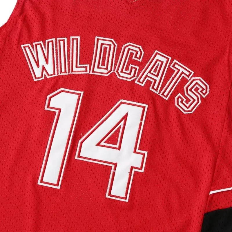 Мужская футболка Bolton 14 дюймов Зак Эфрон Трой старшая школа дикая кошка ретро