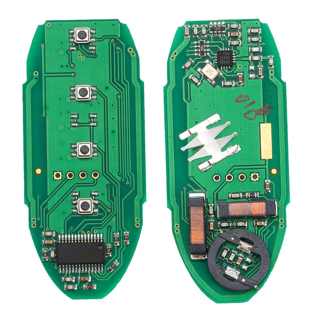 Keyecu S180144018 Smart Car Remote Key Fob 4 Button 433.92Mhz ID47 Chip for Nissan Altima Maxima 2013 2014 2015 KR5S180144014 | Автомобили