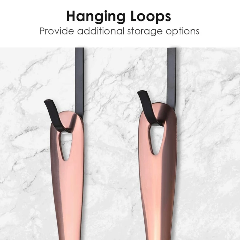 

Rose Gold Stainless Steel Cutlery Set,Hostess Serving Tableware ,4 Pieces