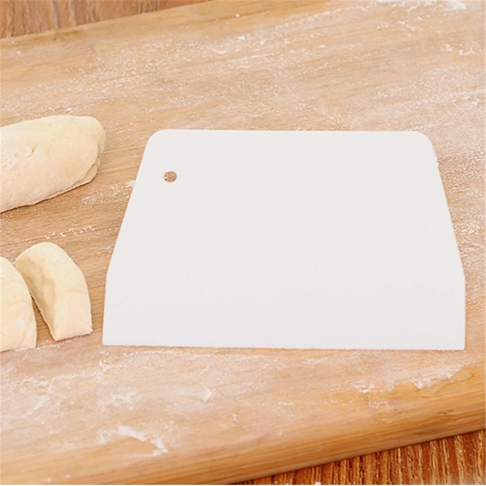 Трапециевидный скребок инструменты для резки торта пластиковый крема пищевого