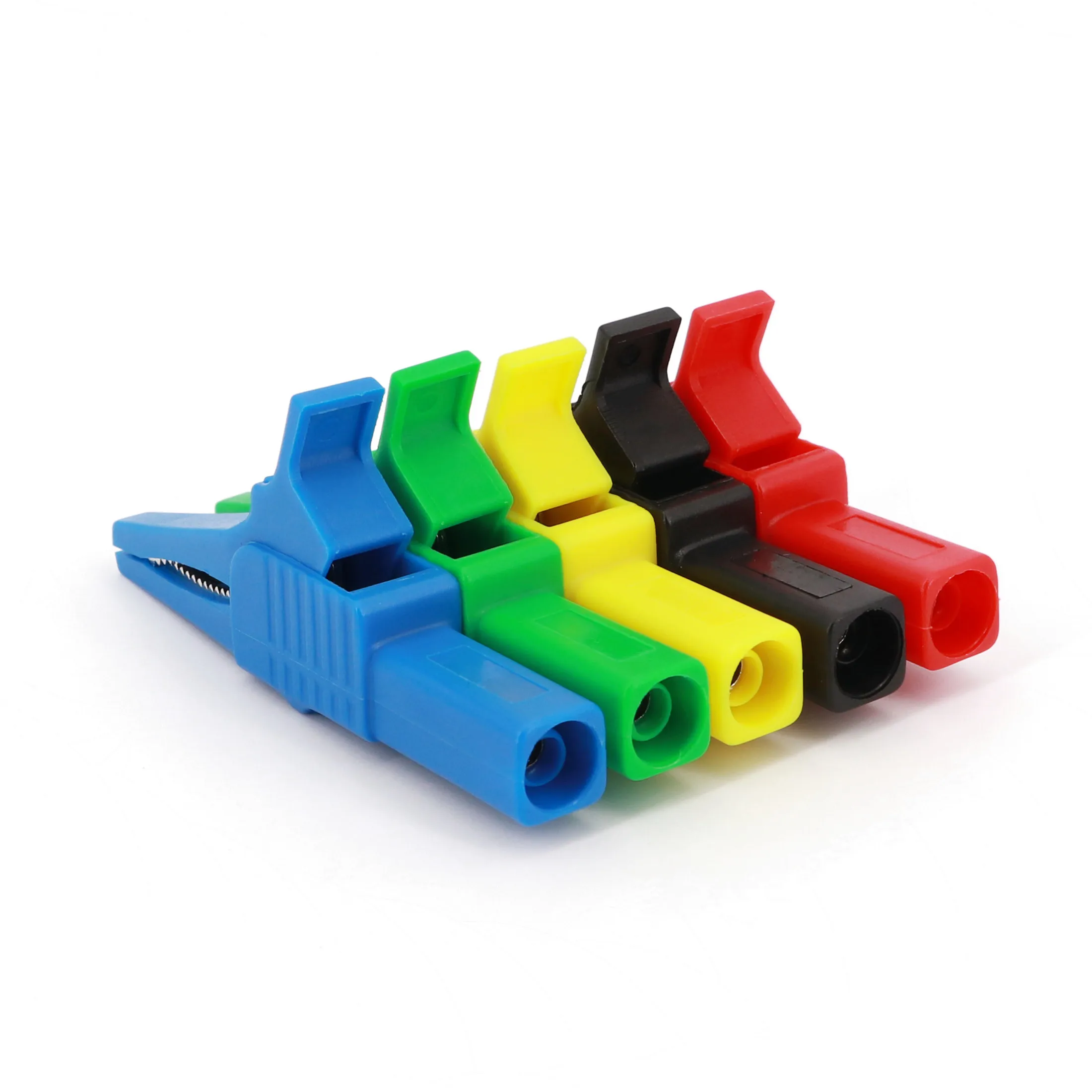 Тестовый зонд с зажимом типа крокодил 83 мм 4 банановым разъемом 1000 В 32 А 5 шт. |