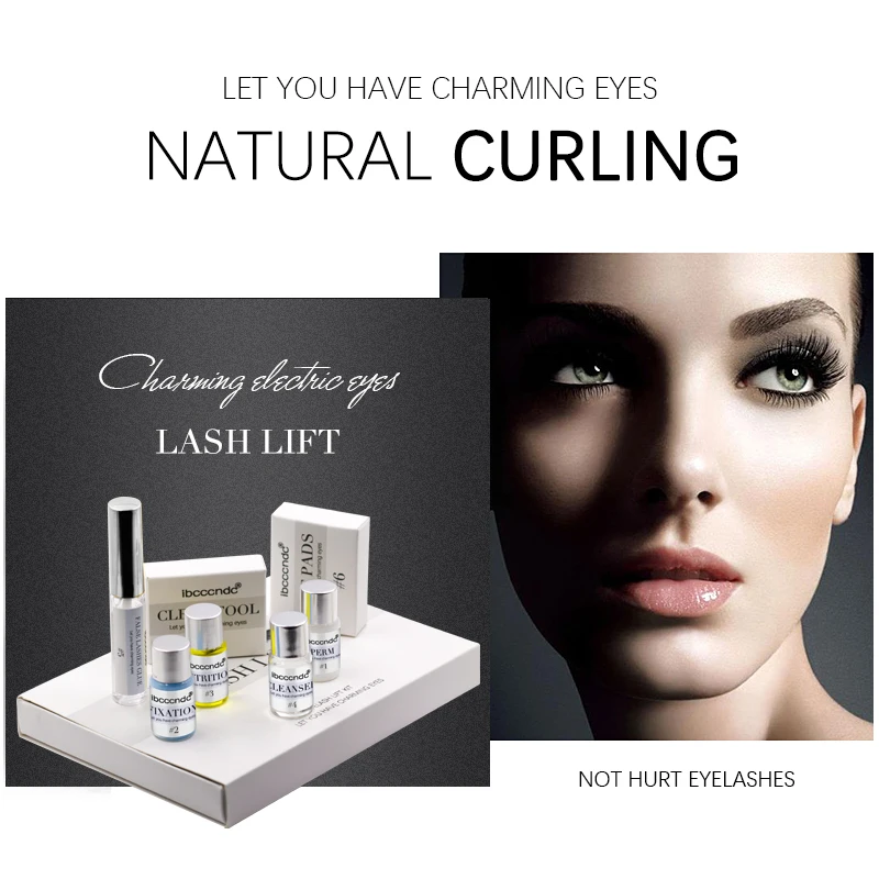 Набор для завивки ресниц Ibcccndc 7 в 1 яркий набор жидкость подтяжки Прямая поставка