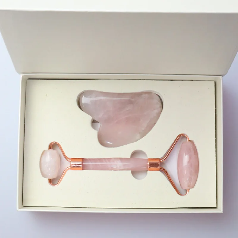 Нефритовый ролик YuKui массажер для похудения и лифтинга натуральный массажа лица