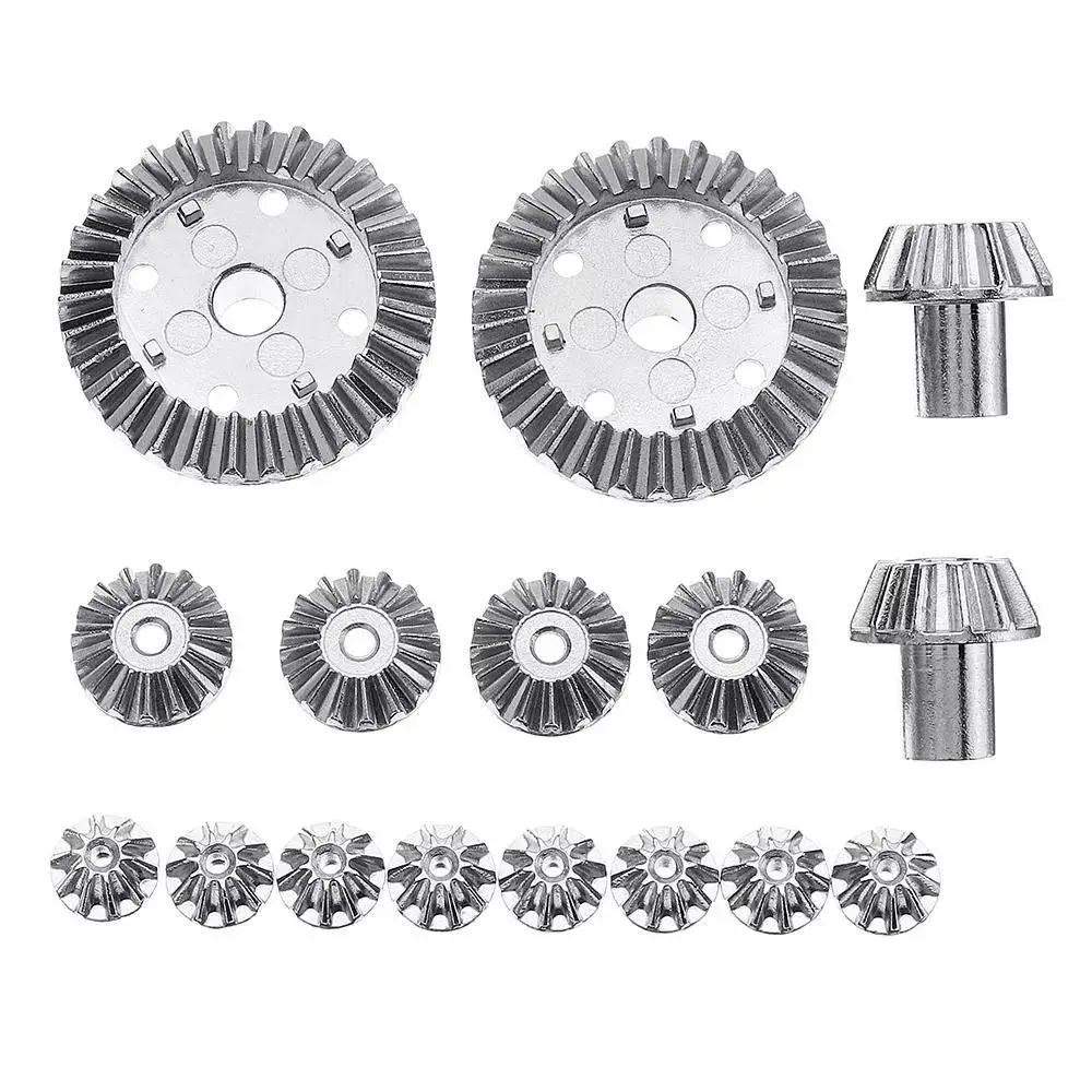 RCtown 16 шт. обновленная металлическая Шестерня для Wltoys 144001 12428 A B C /12423 Запчасти