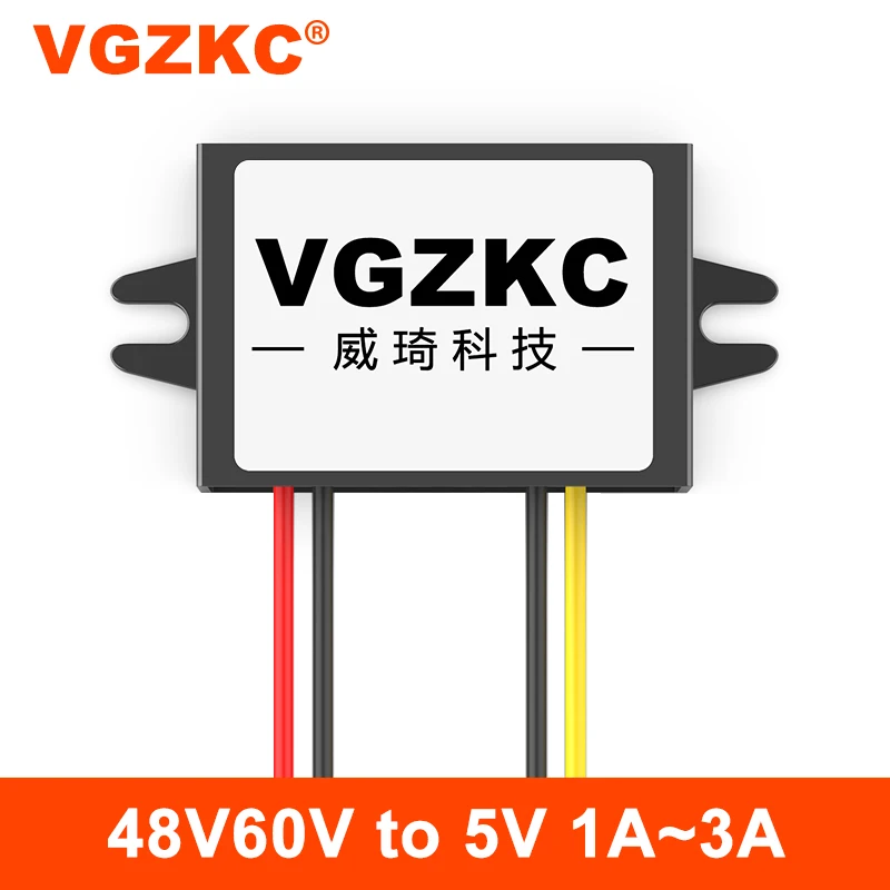 

48V60V to 5V DC step-down power converter 20-75V to 5V DC power supply stabilized waterproof module