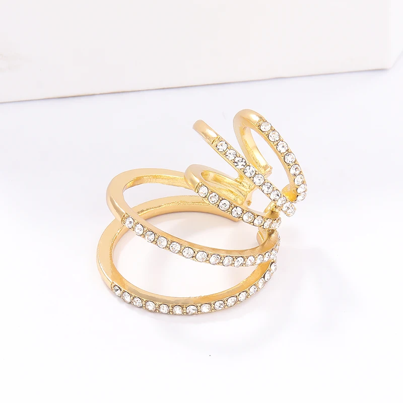 Каффы-клипсы Itenice многооборотные радужные женские широкие штабелируемые