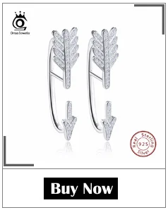ORSA JEWELS, Новое поступление, уникальные серьги-гвоздики с австрийским кубическим цирконием ААА, 925 серебро, ювелирное изделие, серьги для женщин, SE05