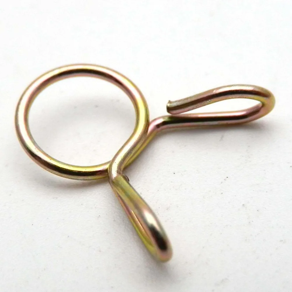 10 шт. 8 мм мотоциклетный Скутер ATV Мопед топливный шланг трубки пружинные зажимы