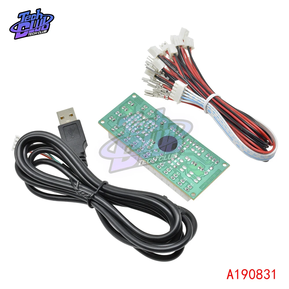 Нулевая задержка аркадный USB-кодировщик ПК для джойстика и кнопки 3D MAME Fight Stick