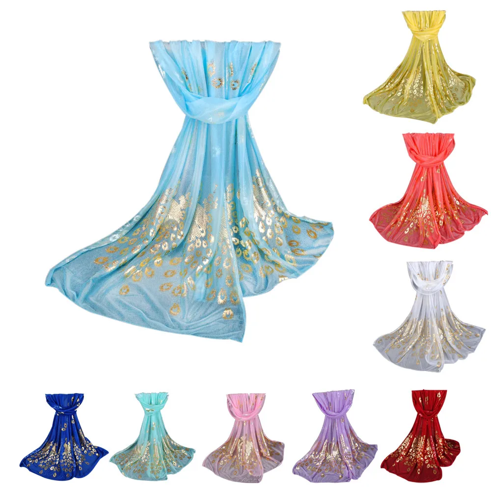 Новинка 2020 Модный женский длинный шарф шаль с принтом Дамская большие шарфы для