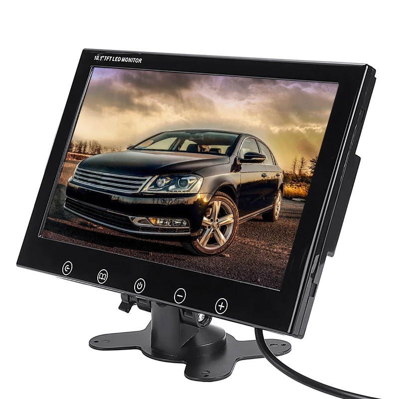 Pohiks 1 шт. ультратонкий портативный HD Автомобильный экран мини ТВ TFT LCD монитор