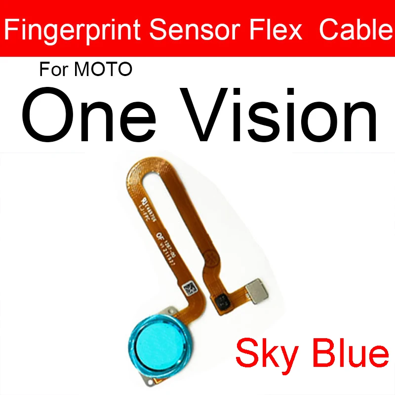 Датчик отпечатков пальцев для дома гибкий кабель для Motorola Moto One Vision XT-1970 для дома Сенсорный сенсор Flex Лента Запчасти для ремонта (art.: 3a381992e07) - 3a381992e07