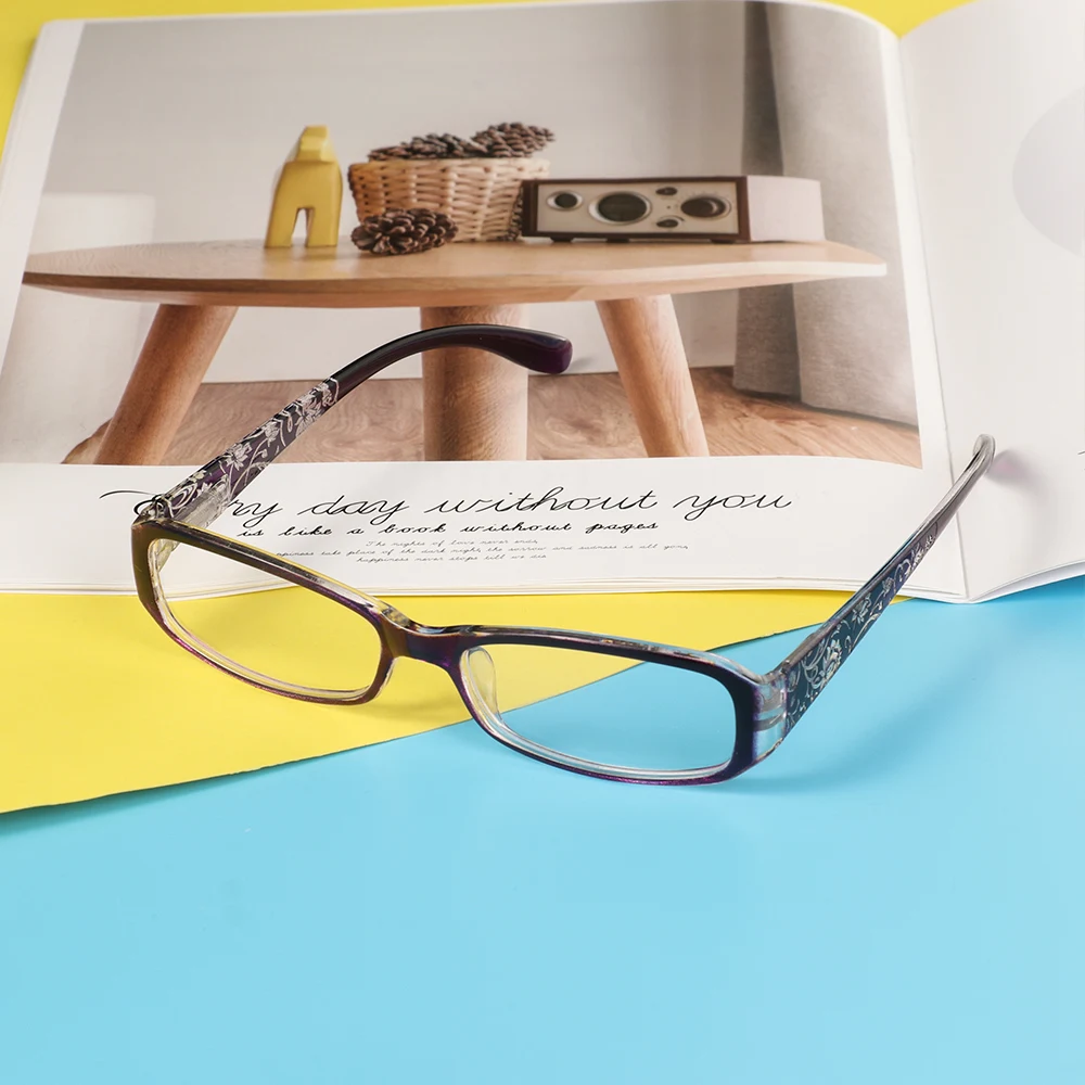 1 шт. Женская стильная обувь весна шарнир с цветочным принтом очки для чтения