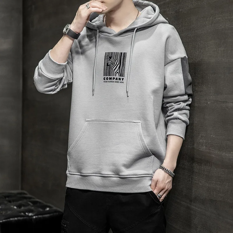 

2020 new autumn men ins Hoodies hooded patchwork hoody pullover Sweatshirt big sales streetwear sportwear plus size hoody black