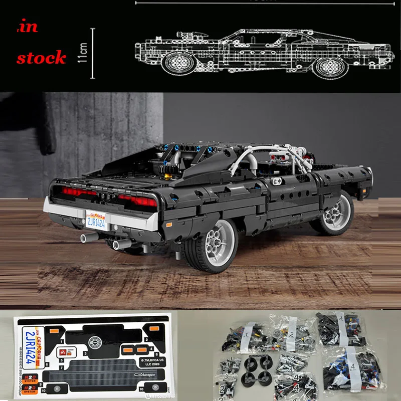 1384 шт. Детский конструктор Dodge Charger | Игрушки и хобби