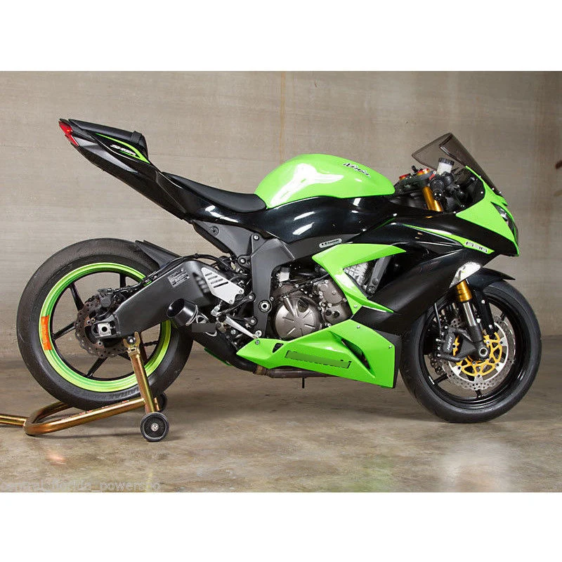 Для kawasaki Ninja ZX6R ZX636 2009- выхлопная труба среднего звена выхлопная труба Мотоцикл Скутер модифицированный поход без шнуровки