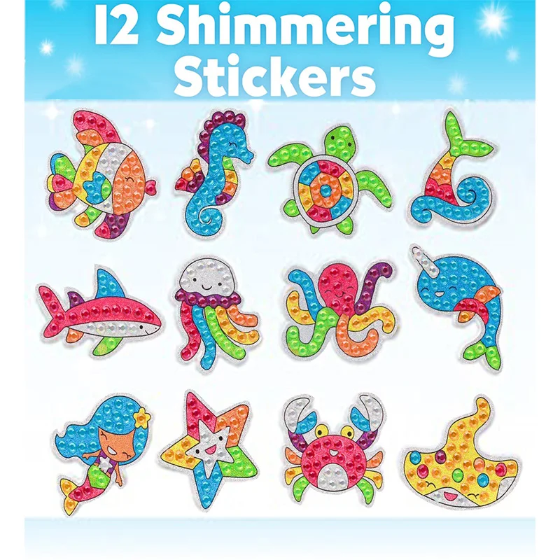 5D DIY наборы для алмазной живописи детей мультяшный подарок случайные наклейки