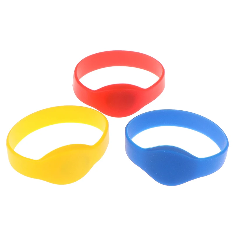 1pc 125khz EM4100 TK4100 Wristband RFID Bracelet ID Card Silicone Band Read Only Access Control 3 Colors | Безопасность и защита