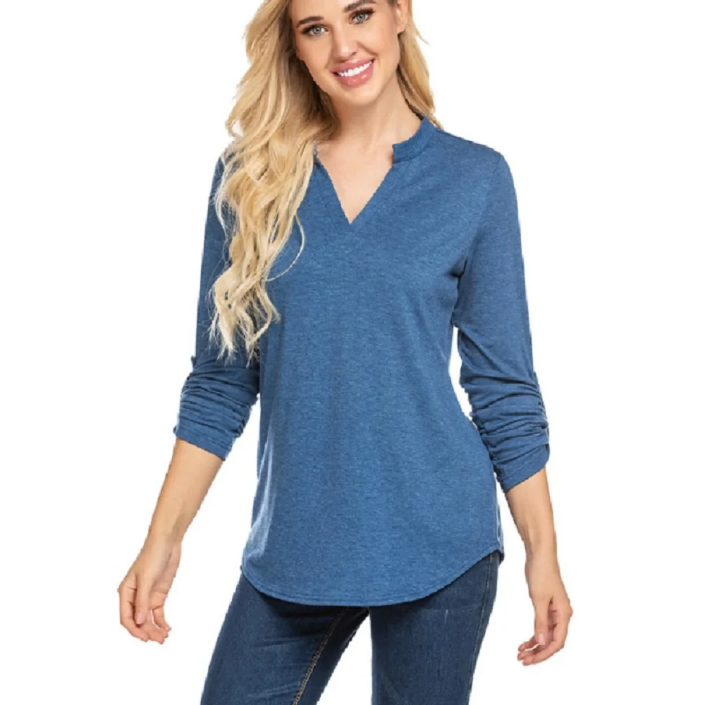 Повседневная однотонная утепленная флисовая Базовая рубашка свободная женская