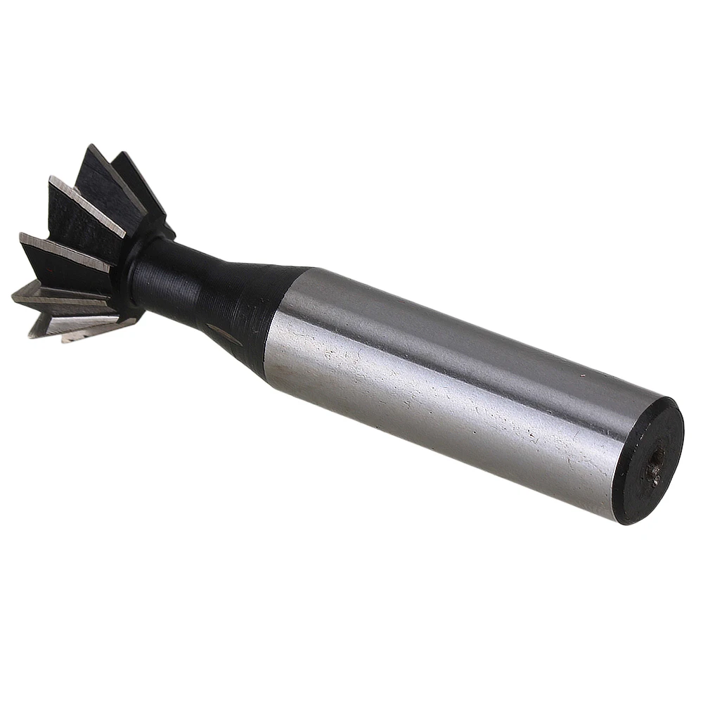 

20mm x 60 Degree HSS Straight Shank Dovetail Cutter End Mill Bit Double-edged