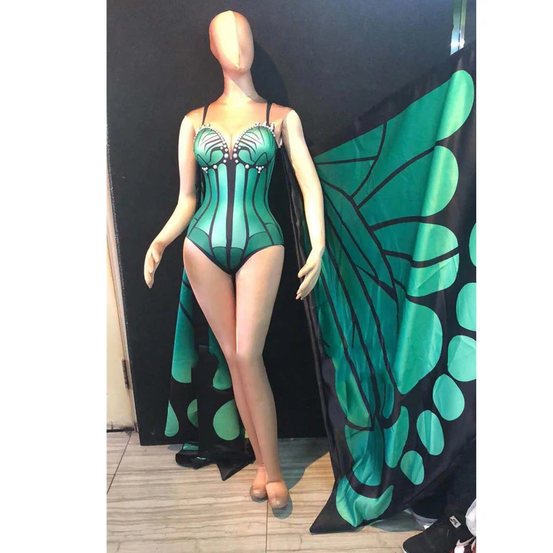 Женское платье для диджея певица сексуальное сценическое боди ночных клубов и