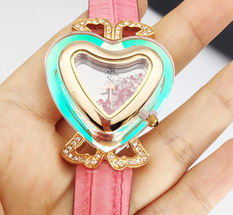 Распродажа! Женские часы Melissa кварцевые из натуральной кожи без коробки с