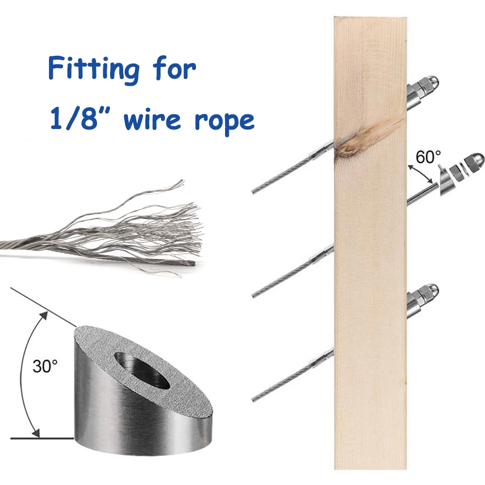 Комплект перил для кабеля из нержавеющей стали 316 или комплект подвешивания с