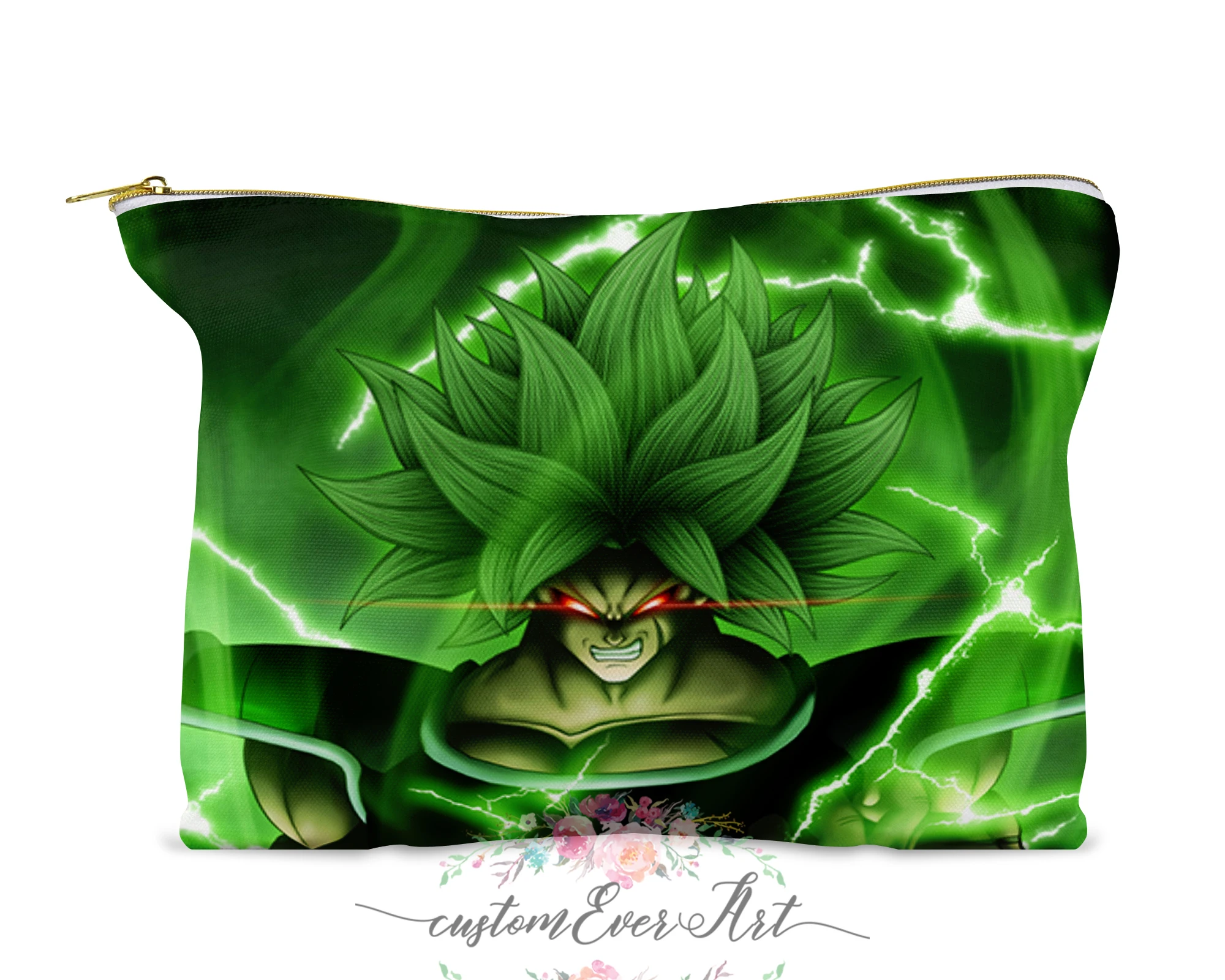 Косметичка Broly DBS прозрачная сумочка для туалетных принадлежностей на молнии