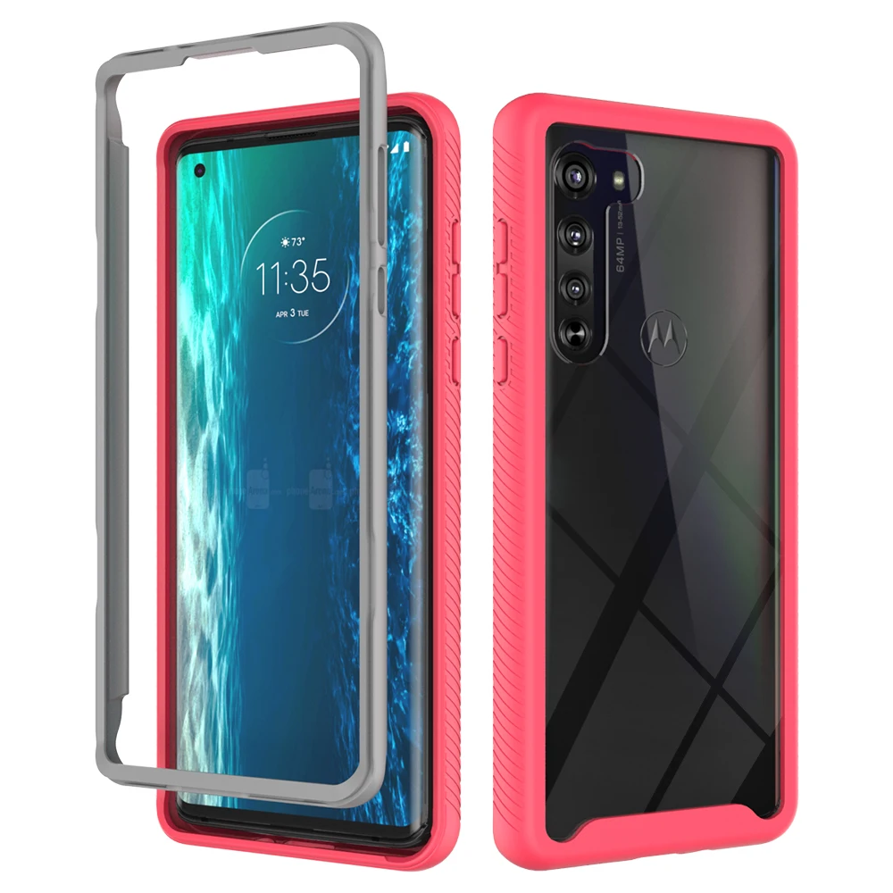 Чехол для телефона Motorola Edge One Fusion Hyper Action Marco Zoom Vision P40 Plus армированный бампер