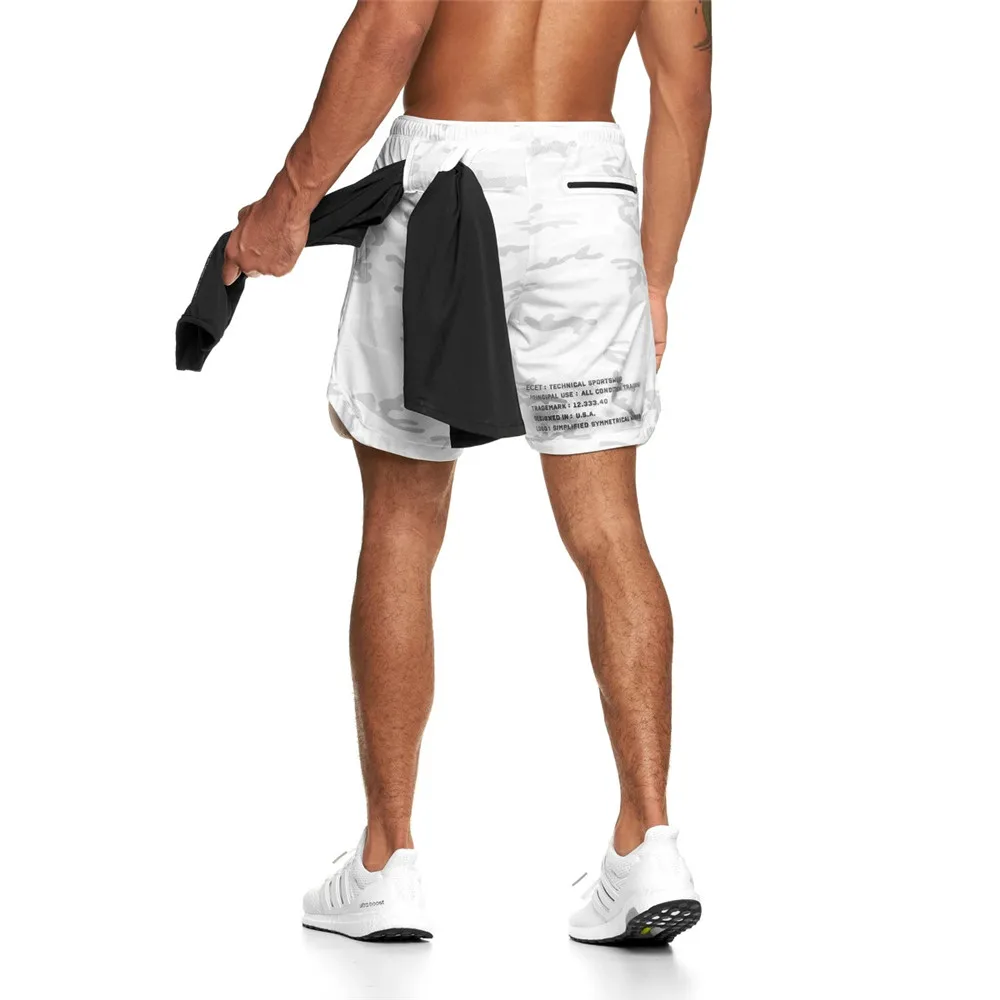 

Шорты мужские спортивные для фитнеса, Модные свободные дышащие штаны, повседневные джоггеры, тренировочные шорты, летние