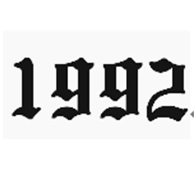1992 Нержавеющая сталь год номер на заказ кольцо для женщин золотые, серебряные кольца женские розы кольцо Anillos Mujer номер обручальное кольцо ювелирные изделия - Цвет основного камня: 1992