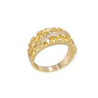 py s925 14k gold plated personalized iced out ring bling ring cz hip hop jewelry for men wholesale