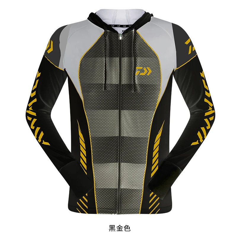 Daiwa Мужская рубашка для рыбалки новая спортивная одежда с длинными рукавами лета
