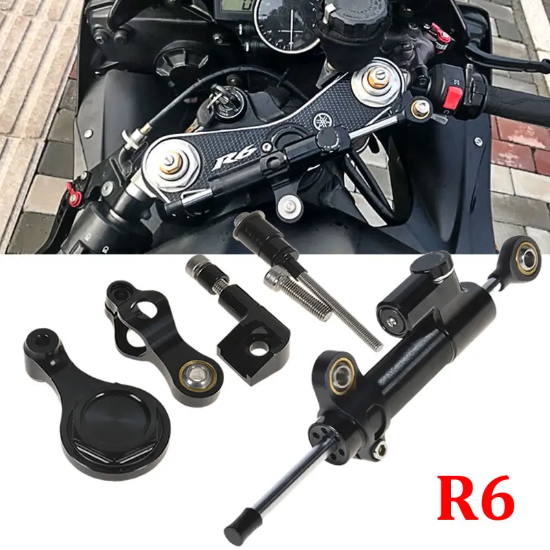 

Мотоцикл модифицированного направления демпфер амортизатор с кронштейном подходит для yamaha R1/R6 2006-2015 аксессуары для мотоциклов