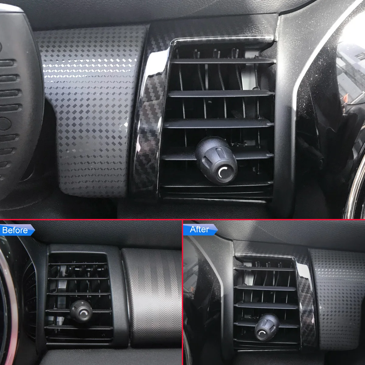 Приборная панель среднего вентиляционного отверстия планки для Mini Cooper F55 F56 F57