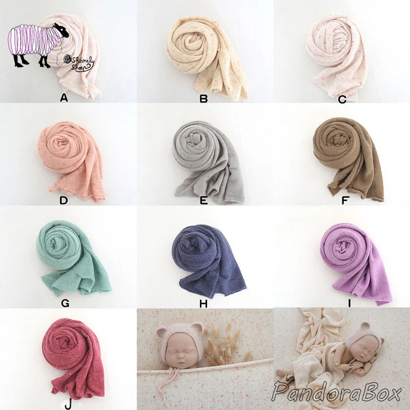 

Newborn Baby Color Dots Stretch Wraps Photography Props Baby Photoshoot Studio Posing Accessories New born Photo Session Props
