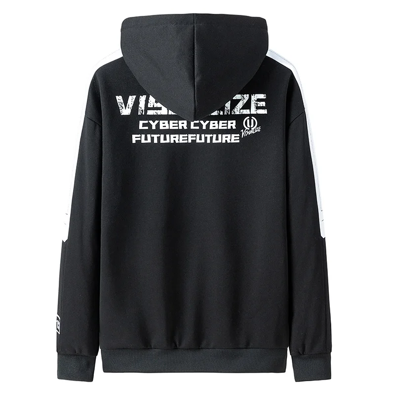 

Winter Men's Hoodie Thicken Warm Long Sleeve Hooded Jacket Large Size Fashion Zip Cardigan Hoodie Cotton High Quality Jacket Men