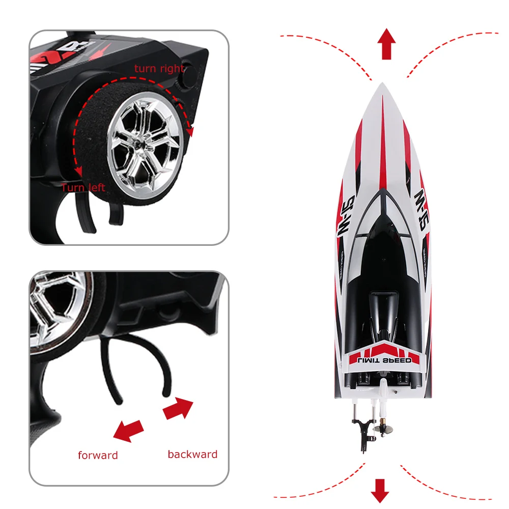 WLtoys WL912-A RC Boat 2,4 г 35 км/ч высокоскоростная RC гоночная лодка 390 мотор Capsize защитные лодки с дистанционным управлением RC игрушки для детей