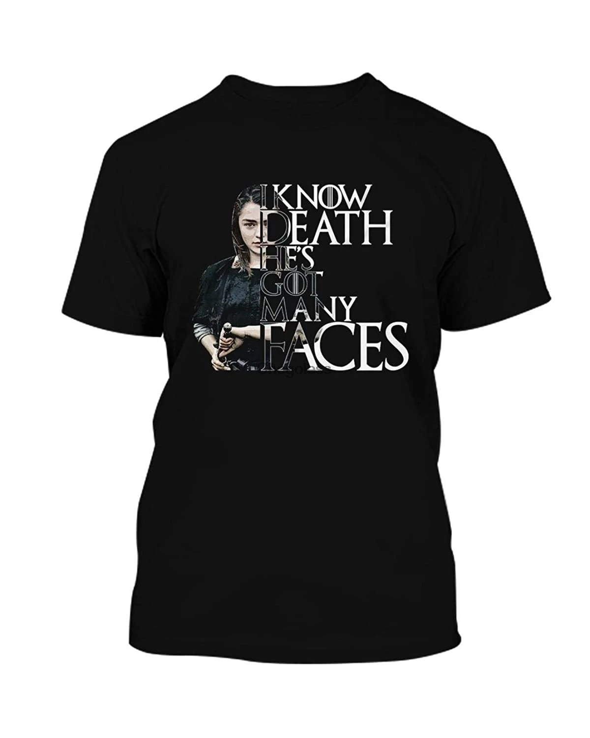 Персонализированная толстовка с капюшоном Arya 68 T Shirt (1) черный цвет Старк я знаю